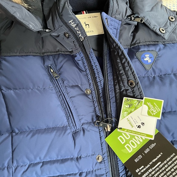 Hazzys kids boys down jacket coat 7Y - Picture 4 of 13